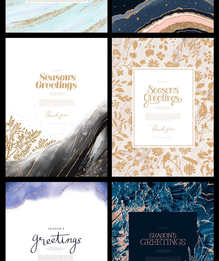 图片[5]-YQ-20高端鎏金纹理背景婚礼邀请函卡片贺卡海报PSD设计素材模板图-大怪兽分享