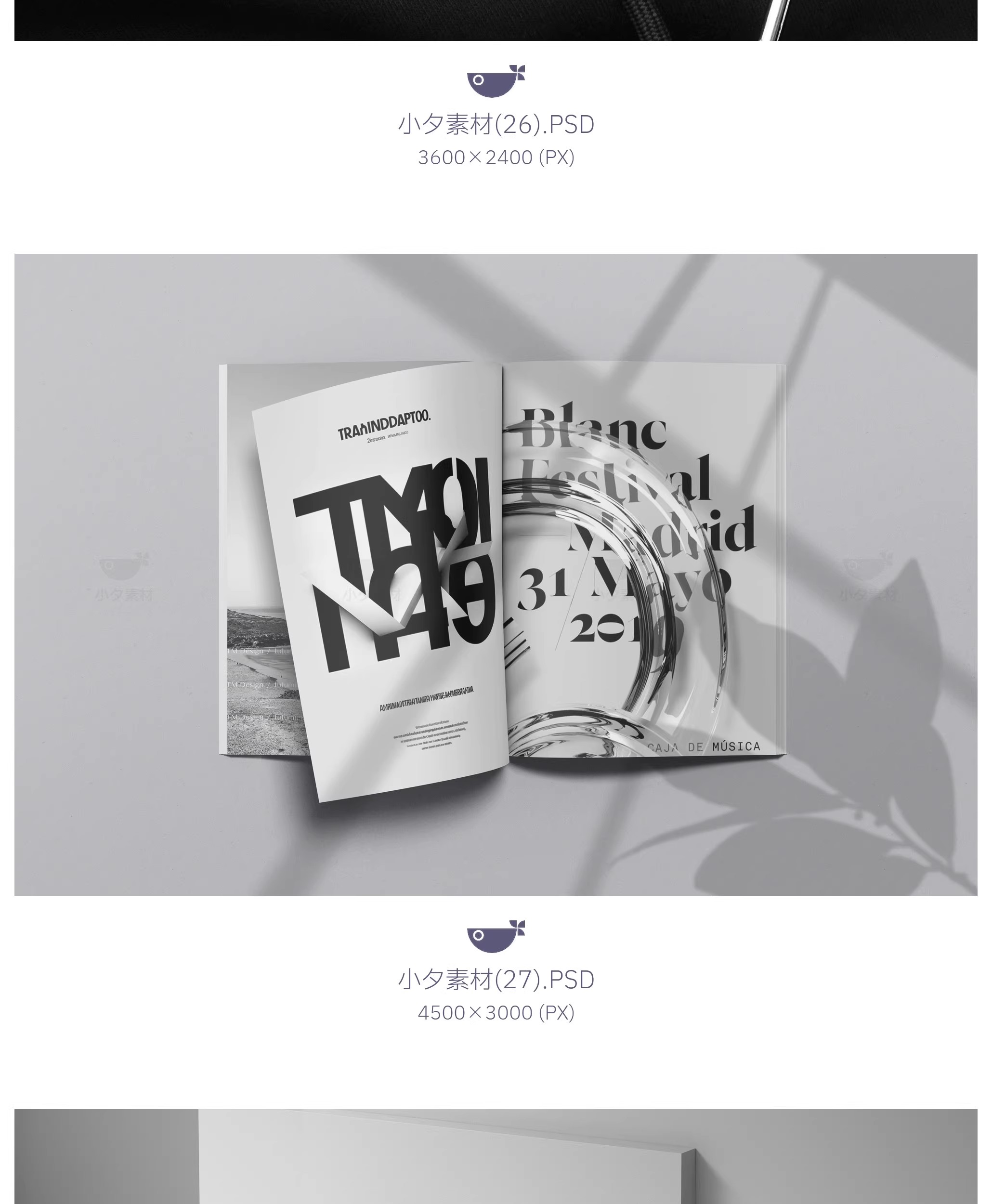 图片[23]-37套 服装品牌吊牌包装品牌全案文创样机模板PSD设计素材-大怪兽分享