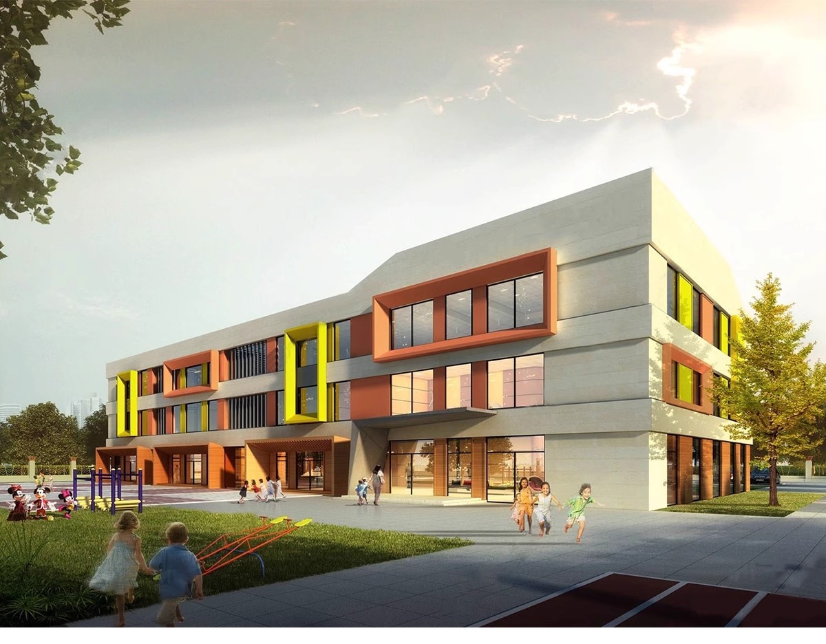 图片[22]-幼儿园景观建筑园林户外活动场地教学学校外观su模型草图大师素材-大怪兽分享