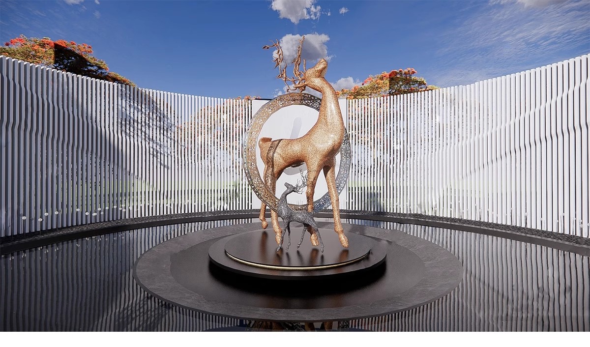 图片[24]-商业街卡通动物雕塑su模型商业广场公园景观小品熊猫麋鹿草图大师-大怪兽分享