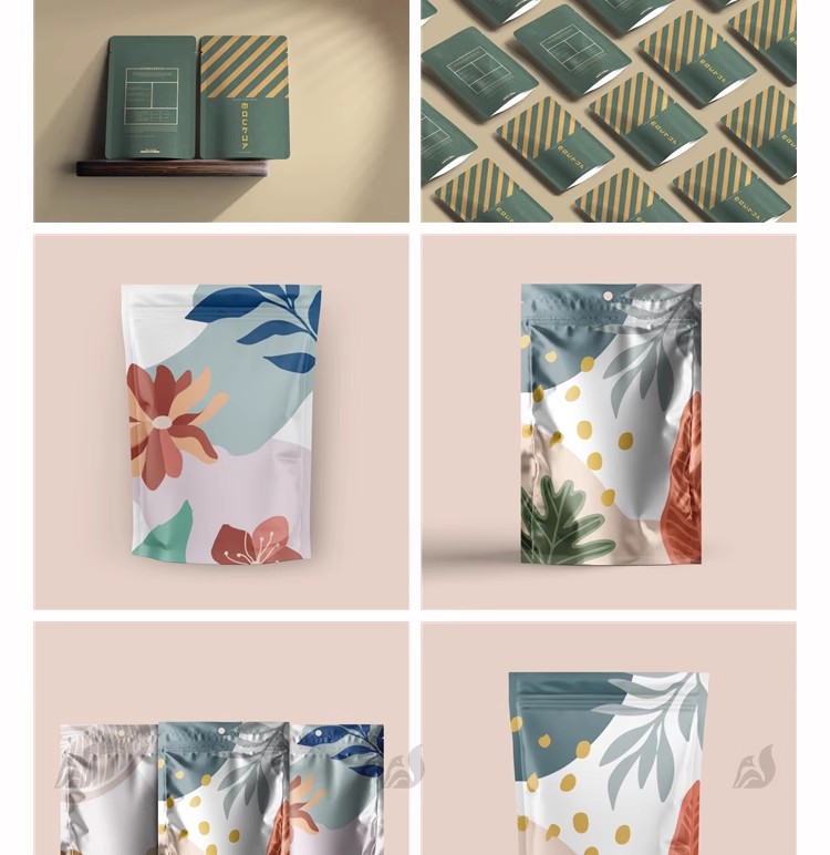 图片[10]-自立食品袋包装袋子自封袋多角度平铺VI提案展示样机PSD设计素材-大怪兽分享