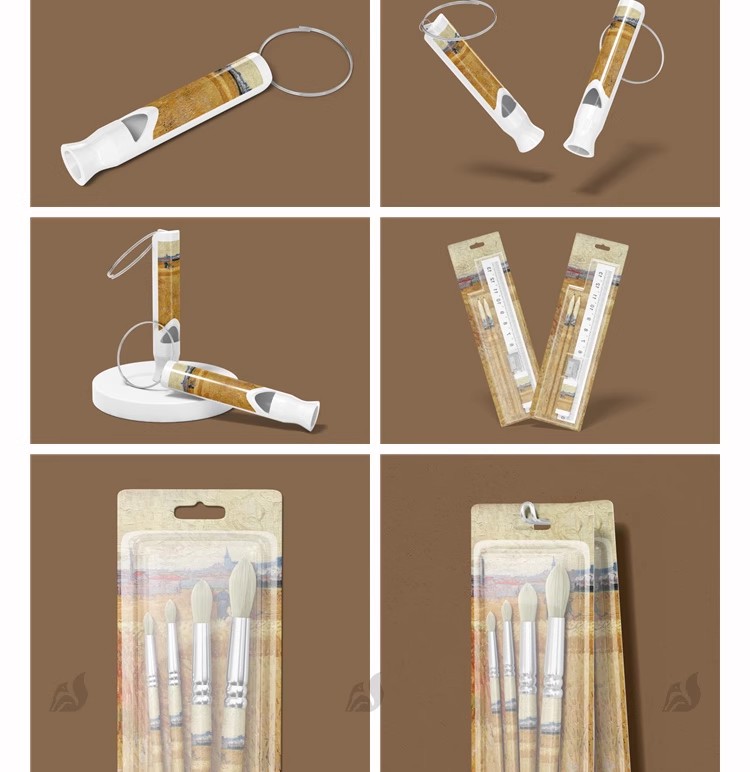 图片[10]-美术馆艺术品牌文具包装VI文创产品周边提案3D样机PSD设计素材ps-大怪兽分享