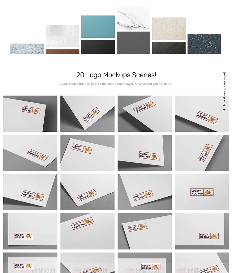 图片[5]-高档名片标志logo烫金压痕印刷工艺效果展示样机PSD设计素材模板-大怪兽分享