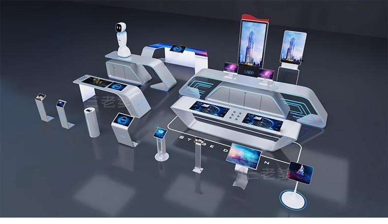 图片[24]-商场导购机展厅触屏一体机医院挂号机银行取款机SU模型草图大师-大怪兽分享