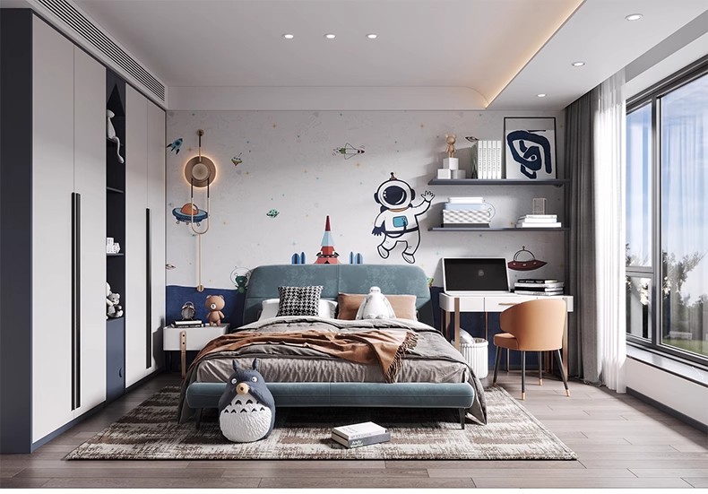 图片[24]-儿童房装修设计效果图婴儿房青少年小男女孩卧室家装布置家具素材-大怪兽分享