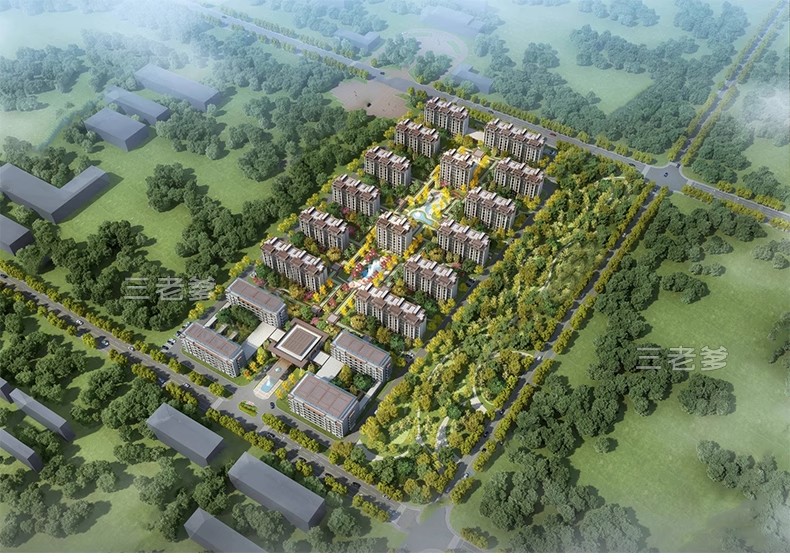 图片[23]-现代社区养老院建筑福利院疗养中心老年住宅公寓草图大师SU模型库-大怪兽分享