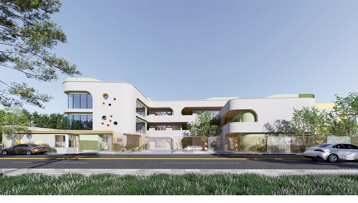 图片[23]-幼儿园景观建筑园林户外活动场地教学学校外观su模型草图大师素材-大怪兽分享