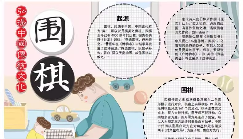 图片[24]-传统文化小报手抄报电子版a4弘扬民族精神美德国学京剧琴棋书画a3-大怪兽分享
