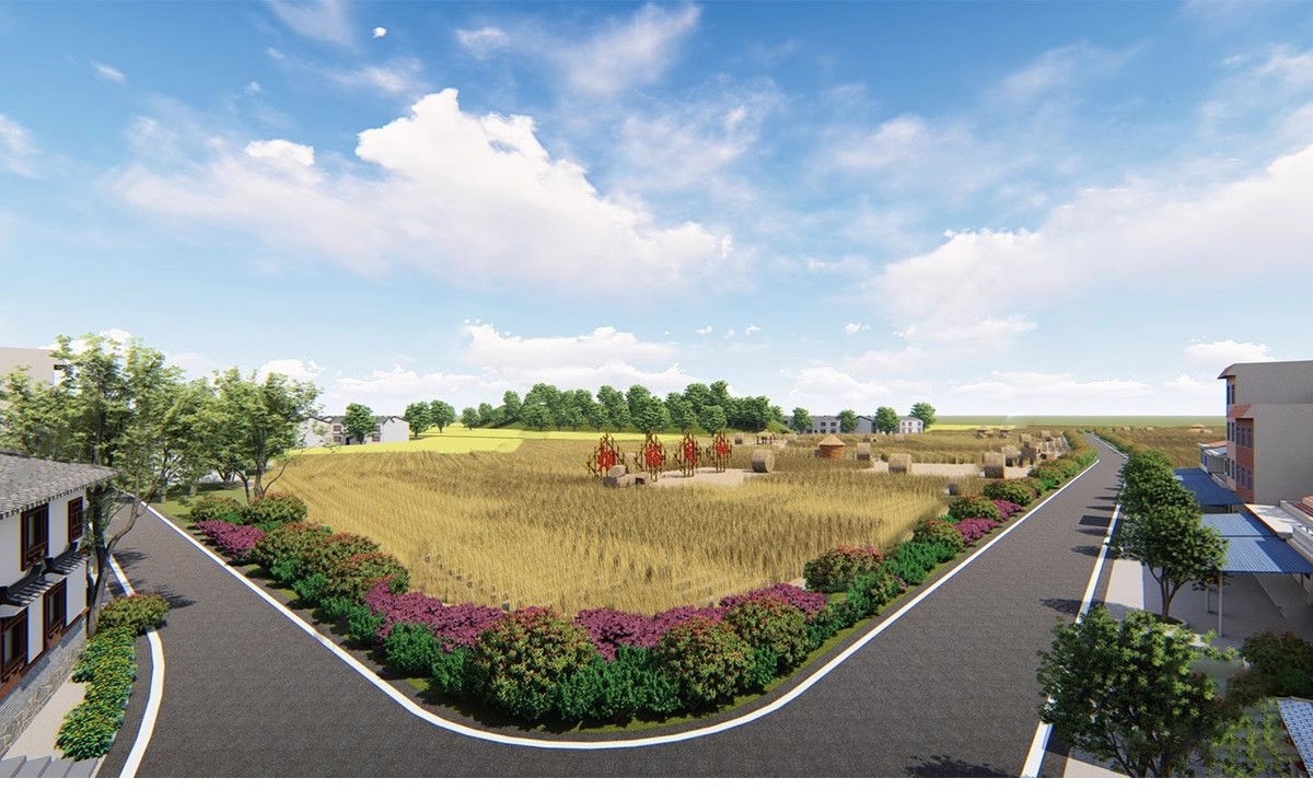 图片[25]-美丽乡村稻田农庄民宿餐厅咖啡厅景观田园公园野餐露营网红SU模型-大怪兽分享