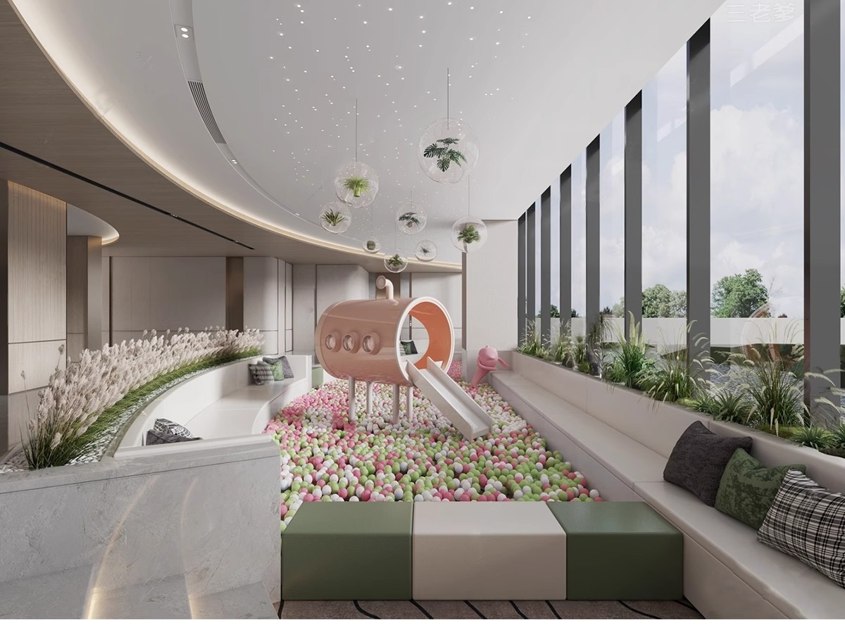 图片[24]-草图大师商场室内儿童乐园游乐场淘气堡设施城堡海洋球设备SU模型-大怪兽分享