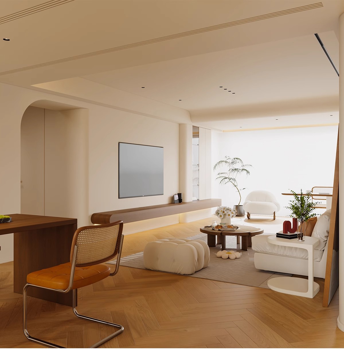 图片[22]-一居室两二居室一厅小户型装修设计实景效果图现代室内参考图全屋-大怪兽分享