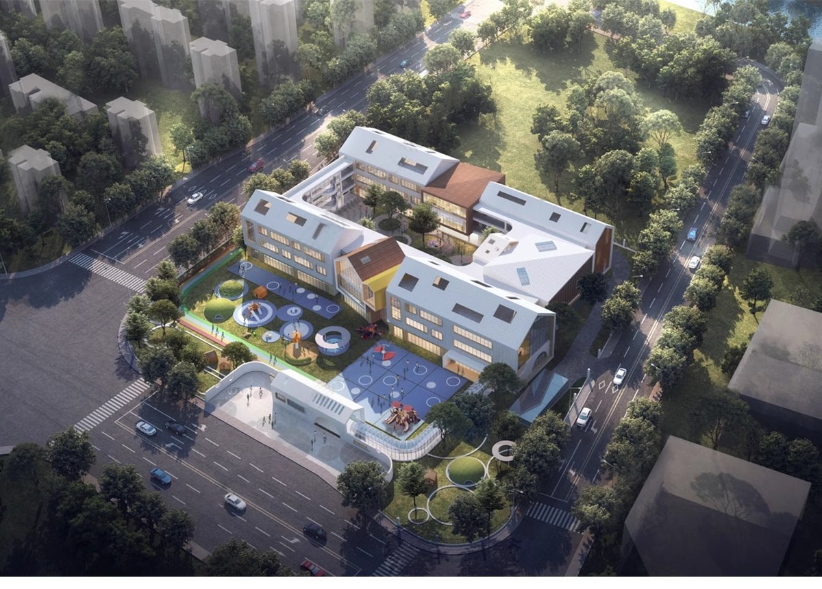 图片[24]-幼儿园景观建筑园林户外活动场地教学学校外观su模型草图大师素材-大怪兽分享