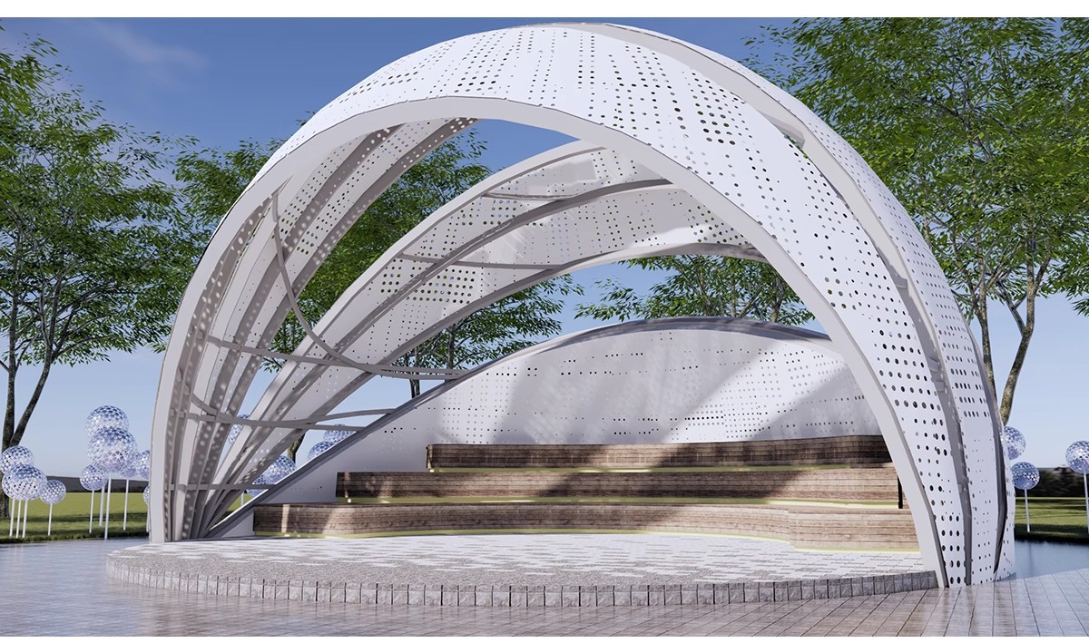 图片[25]-异形圆形建筑SU模型曲线展览馆美术馆艺术文化场馆科技馆草图大师-大怪兽分享