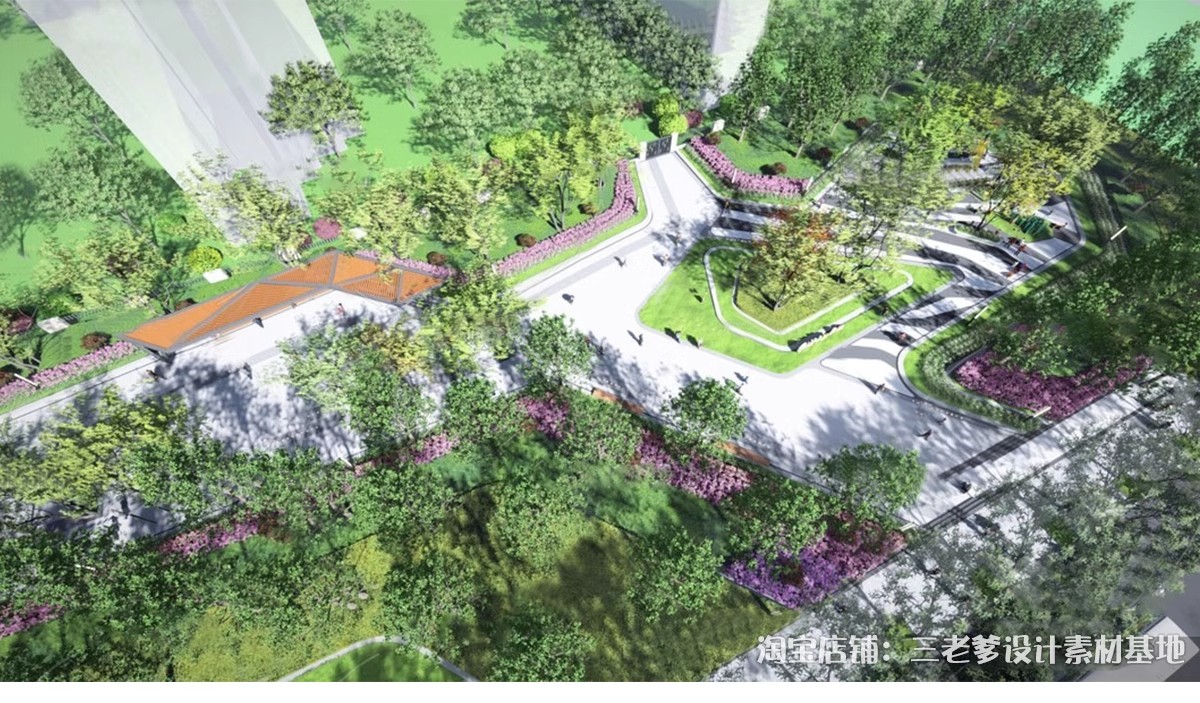 图片[26]-林下景观SU模型树林空间公园广场休闲活动休憩园林绿化草图大师-大怪兽分享