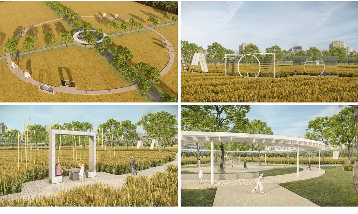 图片[26]-美丽乡村稻田农庄民宿餐厅咖啡厅景观田园公园野餐露营网红SU模型-大怪兽分享