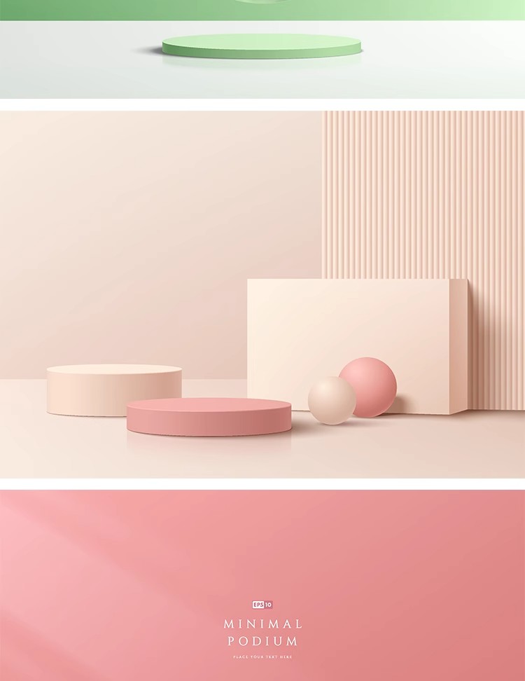 图片[3]-110款3D立体空间场景电商产品展台主图展示背景AI矢量图设计素材-大怪兽分享
