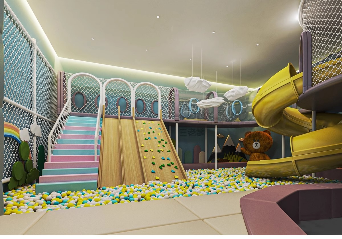 图片[25]-草图大师商场室内儿童乐园游乐场淘气堡设施城堡海洋球设备SU模型-大怪兽分享