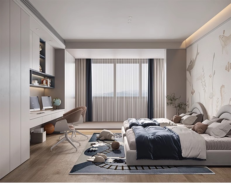 图片[26]-儿童房装修设计效果图婴儿房青少年小男女孩卧室家装布置家具素材-大怪兽分享