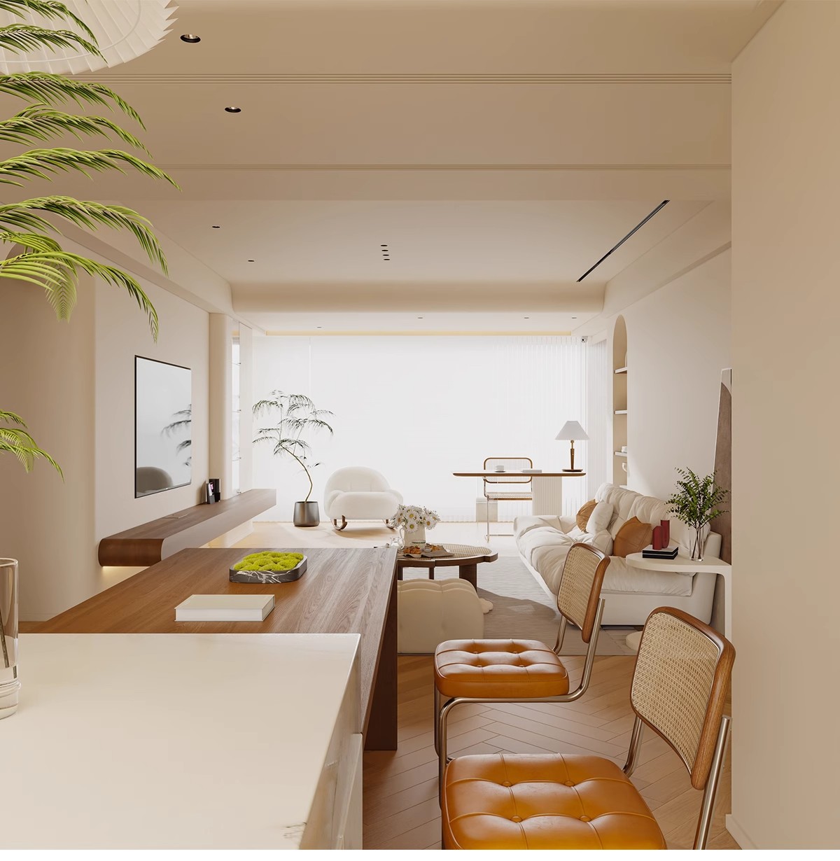 图片[23]-一居室两二居室一厅小户型装修设计实景效果图现代室内参考图全屋-大怪兽分享