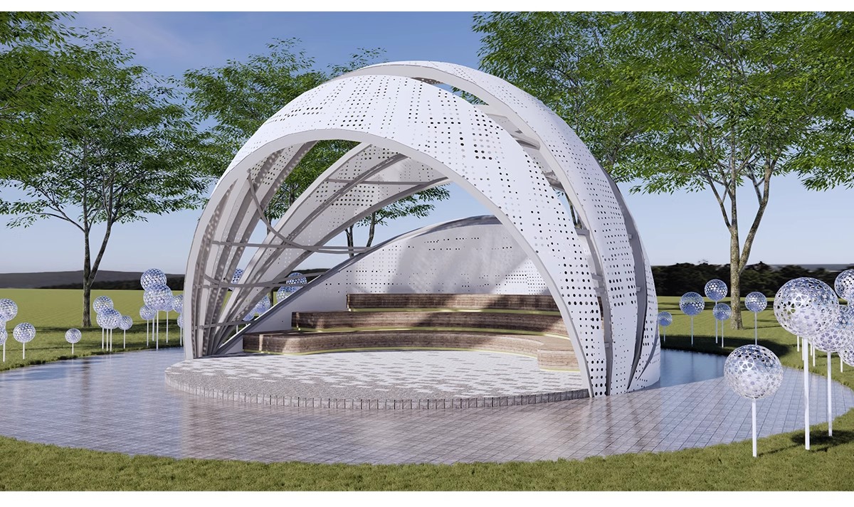 图片[26]-异形圆形建筑SU模型曲线展览馆美术馆艺术文化场馆科技馆草图大师-大怪兽分享