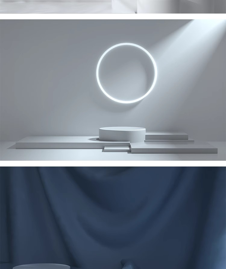 图片[4]-OC渲染器C4D光影3D立体场景电商化妆品产品海报背景设计素材模型-大怪兽分享
