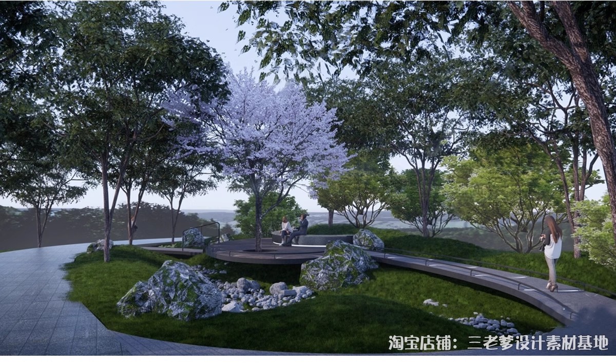 图片[27]-林下景观SU模型树林空间公园广场休闲活动休憩园林绿化草图大师-大怪兽分享