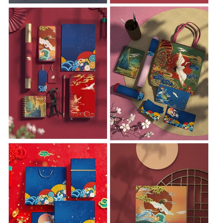 图片[16]-中式文创样机国风国风礼盒包装效果展示智能PSD贴图设计模板素材-大怪兽分享