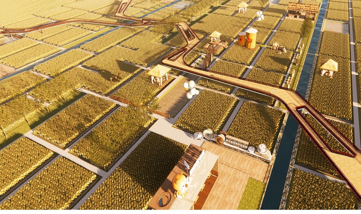 图片[27]-美丽乡村稻田农庄民宿餐厅咖啡厅景观田园公园野餐露营网红SU模型-大怪兽分享