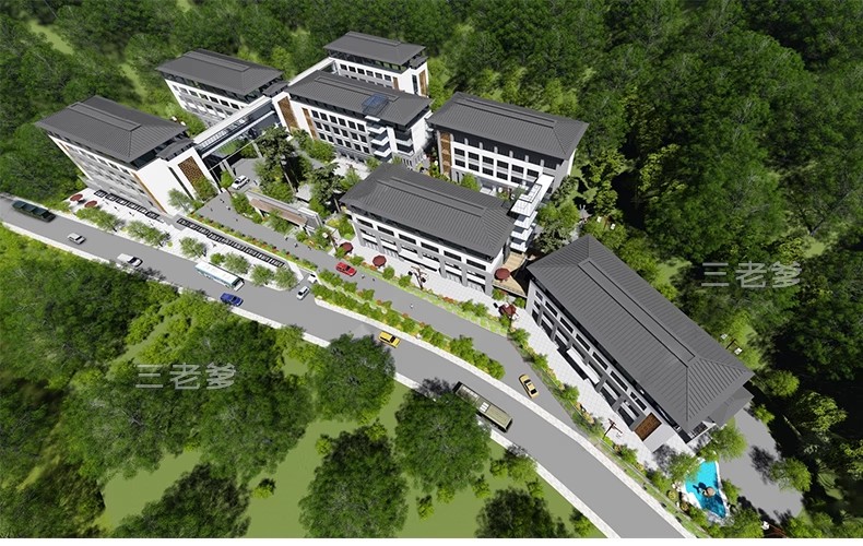 图片[26]-现代社区养老院建筑福利院疗养中心老年住宅公寓草图大师SU模型库-大怪兽分享