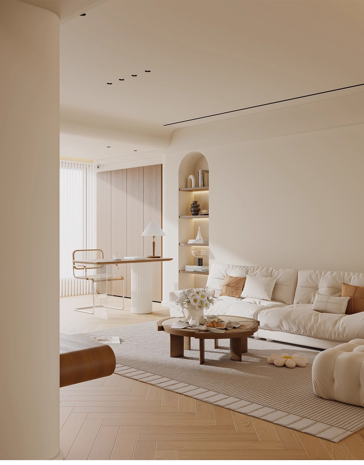 图片[24]-一居室两二居室一厅小户型装修设计实景效果图现代室内参考图全屋-大怪兽分享