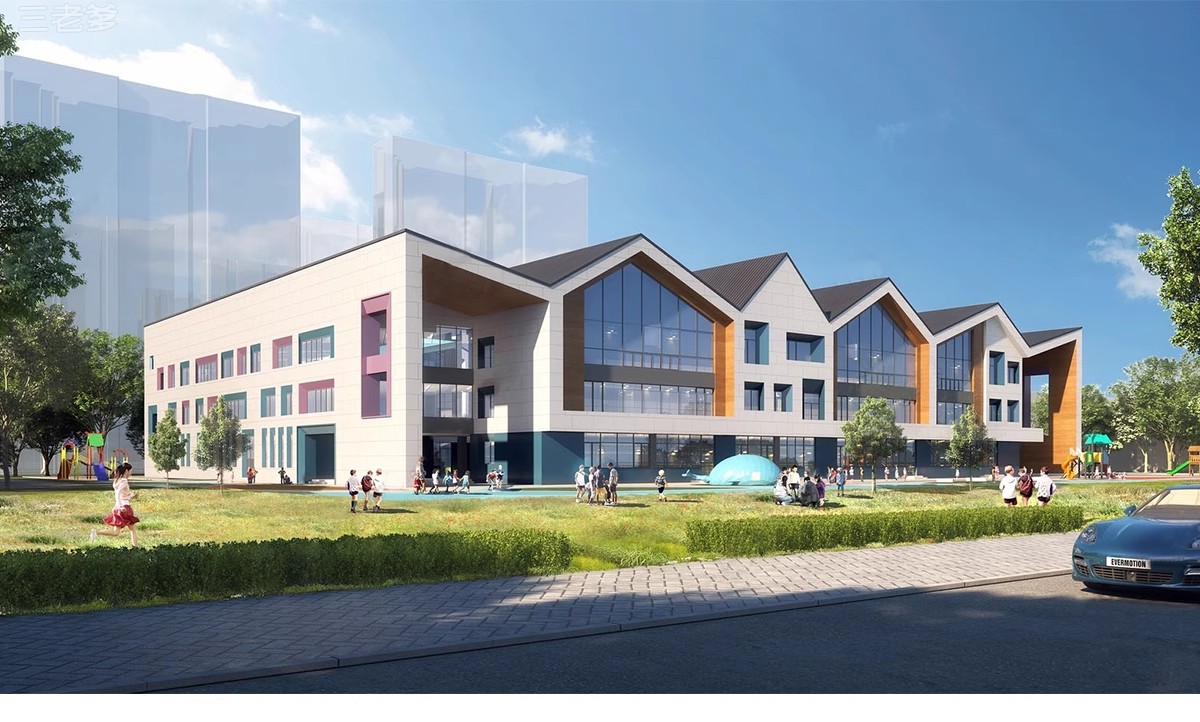 图片[26]-幼儿园景观建筑园林户外活动场地教学学校外观su模型草图大师素材-大怪兽分享