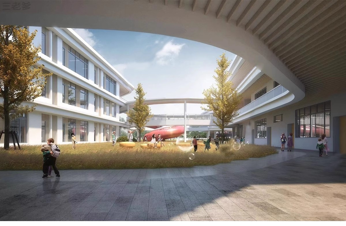 图片[27]-校园景观学校文化广场小学中学大学中庭绿地设计草图大师su模型库-大怪兽分享