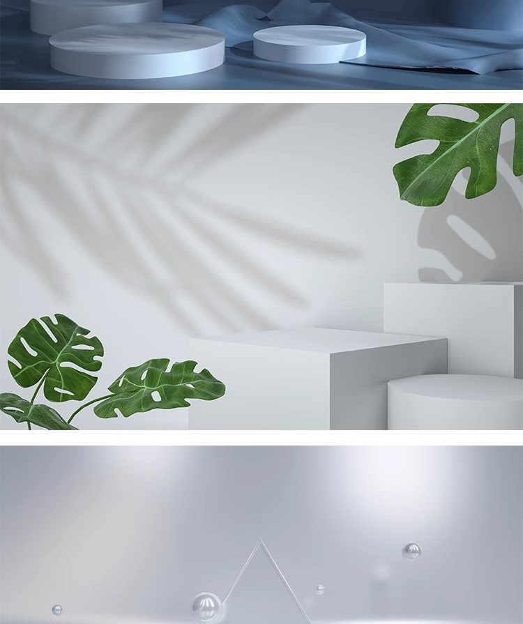 图片[5]-OC渲染器C4D光影3D立体场景电商化妆品产品海报背景设计素材模型-大怪兽分享