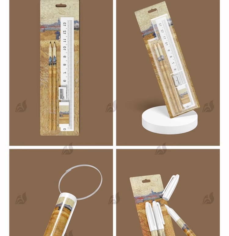 图片[14]-美术馆艺术品牌文具包装VI文创产品周边提案3D样机PSD设计素材ps-大怪兽分享