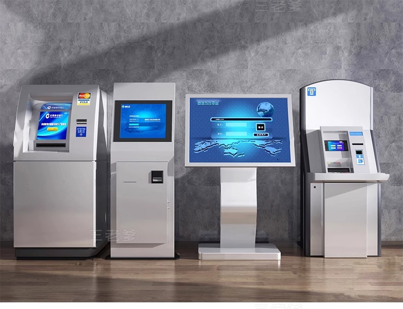 图片[28]-商场导购机展厅触屏一体机医院挂号机银行取款机SU模型草图大师-大怪兽分享