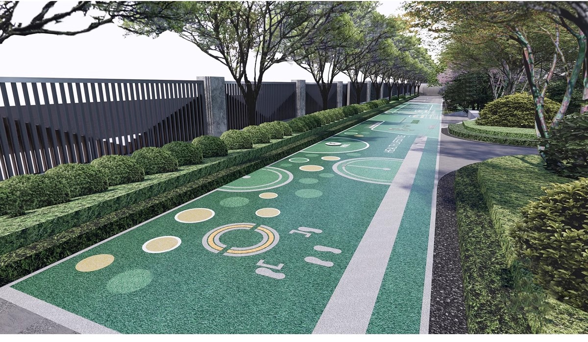 图片[28]-人行道步行道塑胶跑道su模型健身绿道骑行景观道路公园游草图大师-大怪兽分享