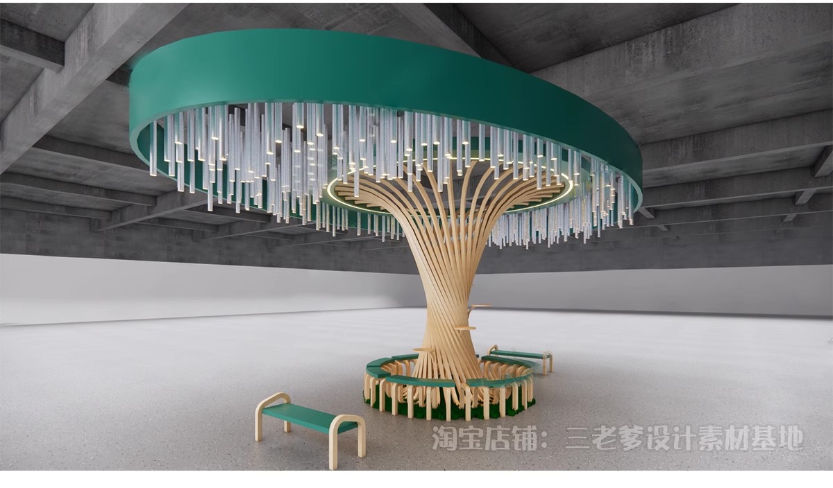 图片[28]-异形柱子装饰柱包柱造型柱现代工业风景观构架柱SU模型库草图大师-大怪兽分享