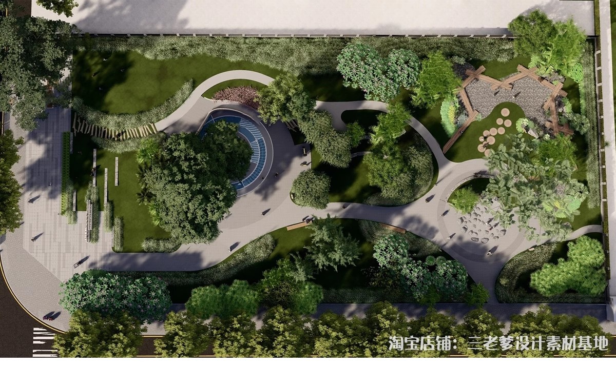 图片[29]-林下景观SU模型树林空间公园广场休闲活动休憩园林绿化草图大师-大怪兽分享