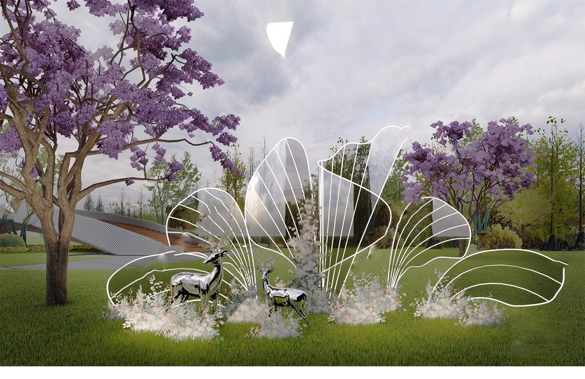 图片[29]-商业街卡通动物雕塑su模型商业广场公园景观小品熊猫麋鹿草图大师-大怪兽分享