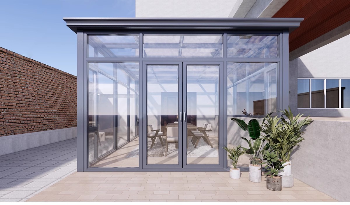 图片[28]-玻璃阳光房SU模型 现代家装别墅庭院封阳台露台屋顶设计草图大师-大怪兽分享