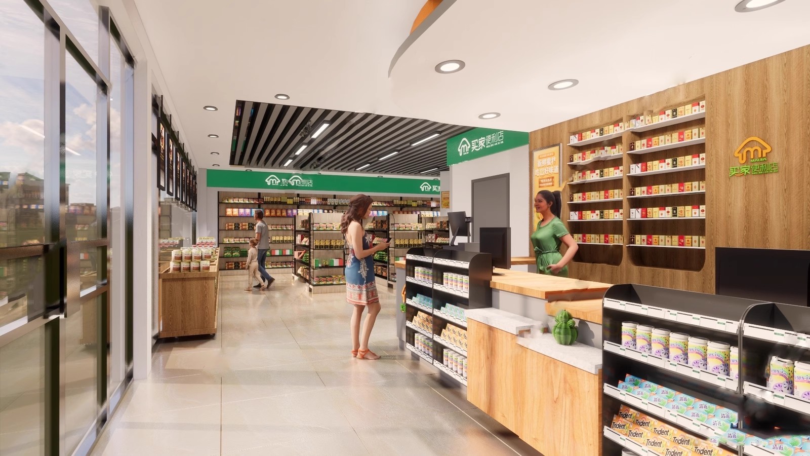 图片[24]-草图大师生鲜水果蔬菜超市CAD施工图便利店货架卖场SU模型素材库-大怪兽分享