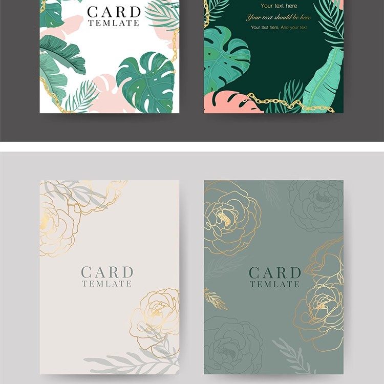 图片[11]-YQ-18生日贺卡邀请函卡片植物叶子框架花纹底纹ai矢量设计素材图-大怪兽分享