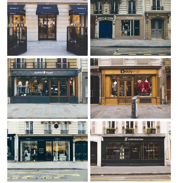 图片[15]-店面门店奶茶门头样机商铺主视觉店招VI贴图logo展示PSD设计素材-大怪兽分享