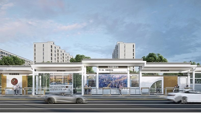 图片[29]-现代新中式风格乡村城市公交站汽车站牌设计站台SU模型库草图大师-大怪兽分享