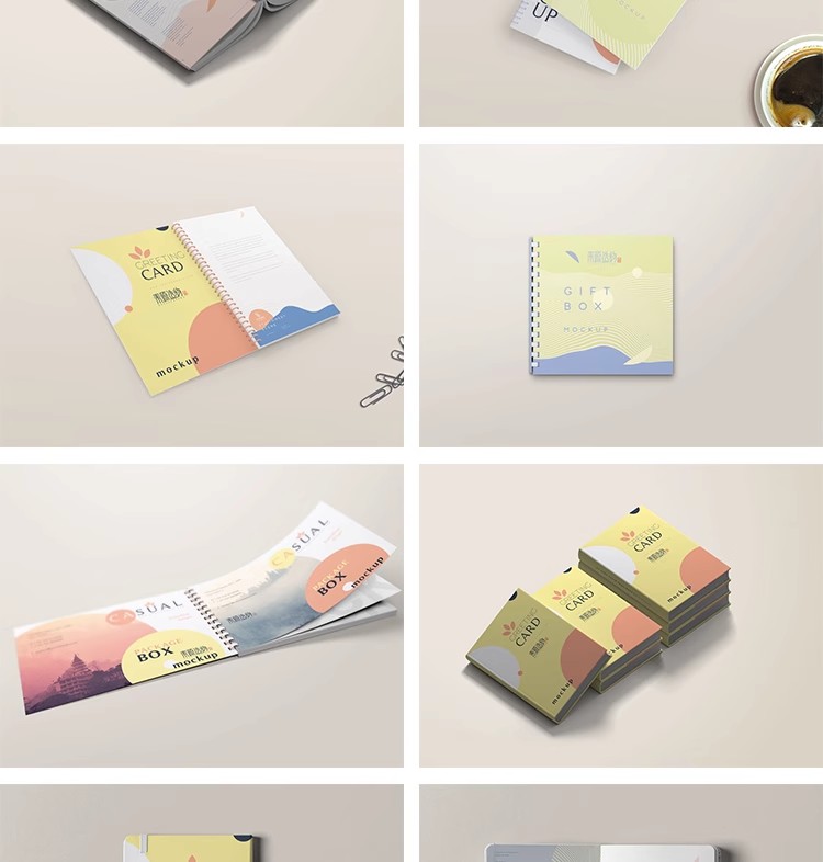 图片[13]-142款书本书籍笔记本画册杂志封面VI展示智能贴图样机PSD设计素材-大怪兽分享