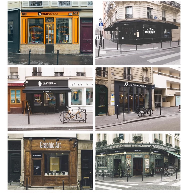 图片[16]-店面门店奶茶门头样机商铺主视觉店招VI贴图logo展示PSD设计素材-大怪兽分享