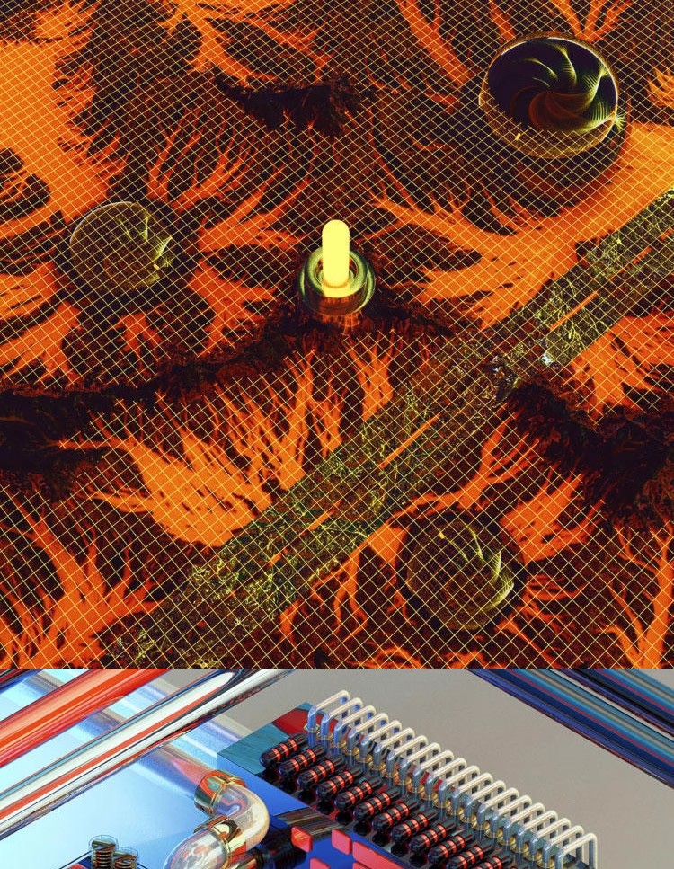 图片[9]-C-017创意C4D渲染模型高级质感科幻场景工程预设源文件设计素材-大怪兽分享