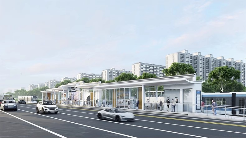 图片[30]-现代新中式风格乡村城市公交站汽车站牌设计站台SU模型库草图大师-大怪兽分享