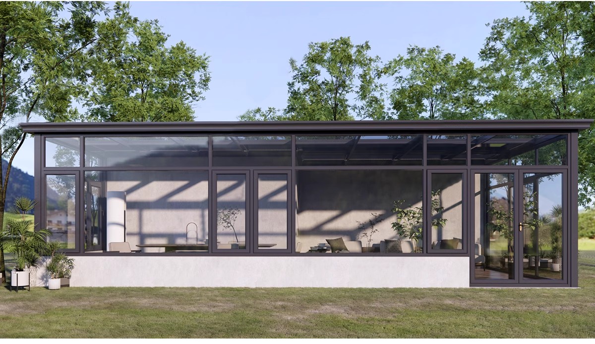 图片[30]-玻璃阳光房SU模型 现代家装别墅庭院封阳台露台屋顶设计草图大师-大怪兽分享