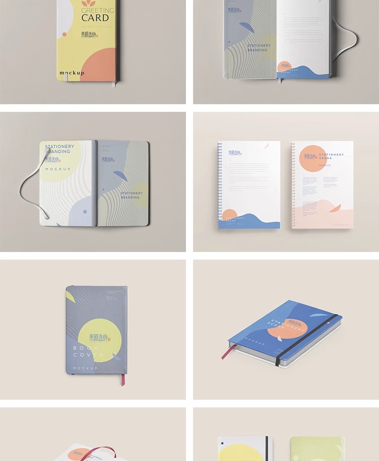 图片[14]-142款书本书籍笔记本画册杂志封面VI展示智能贴图样机PSD设计素材-大怪兽分享